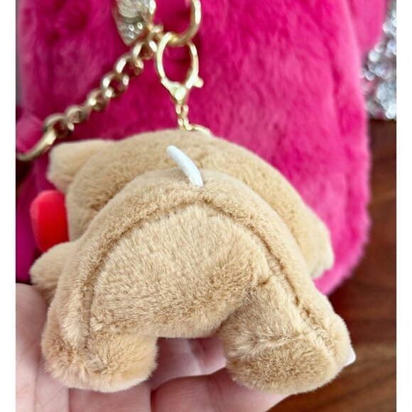 Hello Kitty Key Ring, Purse Accessory Accent Stuffed Teddy Bear Hello Kitty - Picture 6 of 7